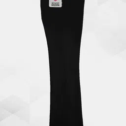 guptajitraders Men Regular Fit Black Lycra Blend Trousers image 3