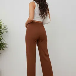 DTR FASHION Women Comfort High-Rise Trousers image 4