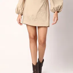 Vero Moda Embroidered A-Line Mini Skirt-picture-34