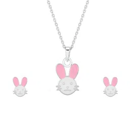 Nipura 925 Sterling Silver Rhodium-Plated Jewellery Set-image-14