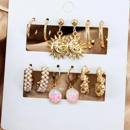 HOUSEOFTRENDZZ Contemporary Hoop Earrings-picture-16