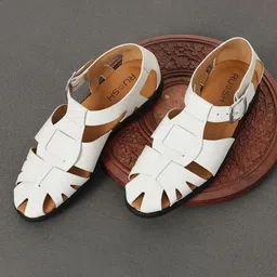 Ruosh Men Leather Clogs Sandals-image-56