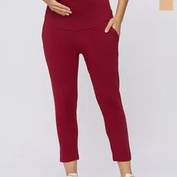 Evamomies Women Pack Of 2 Mid-Rise Ankle-Length MaternityLeggings-picture-19