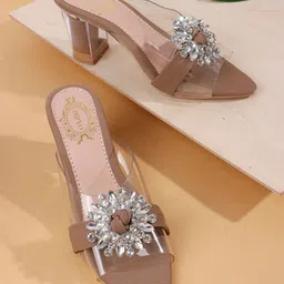 DIPYO Embellished Party Block Sandals-picture-36