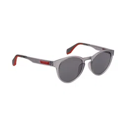 MacV Unisex Black Lens & Gunmetal-Toned Round Sunglasses with-picture-28