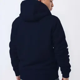 MaverIQ Men Printed Hooded Sweatshirt image 3