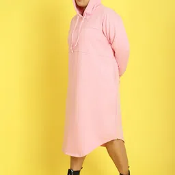 theRebelinme Women Plus Size Hooded Jumper Dress image 4