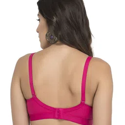 College Girl Cg1304 Pack Of 4 Cotton Full Coverage Lightly Padded Minimizer Bra image 3