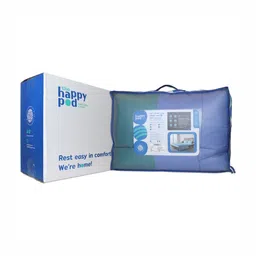 The Happy Pod Blue & Green Microfiber AC Room 150 GSM Double Bed Comforter image 2