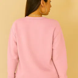 KASHIAN Typography Printed Hood Neck Pullover Sweatshirt image 3