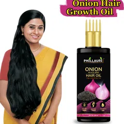 phillauri Onion Blackseed Hair Strength, Growth, and Shine for Vibrant, Healthy Tresses Hair Oil-picture-17