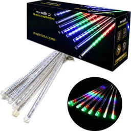 miradh 192 LEDs 0.5 m Multicolor Steady, Flickering Water Drop Rice Lights-picture-24