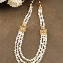 JIYANSHI FASHION Men Gold-Plated Layered Necklace image 2