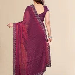 Moda Rapido Embellished Beads and Stones Heavy Work Saree image 3