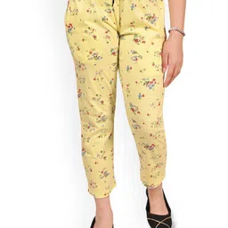 BAESD Girls Printed Pure Cotton Mid-Rise Track Pants-image-13