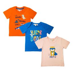 TIDY SLEEP Kids 3 Printed Moisture Wicking Applique T-shirt-picture-18