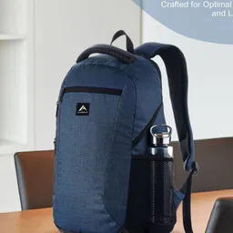 CARRIZ Textured Water Resistant Laptop Backpack image 5