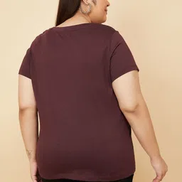 max Women Typography Printed 1 T-shirt image 3