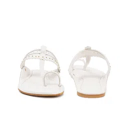 Killer Women Embellished One Toe Flats with Ethnic - Embellished image 5