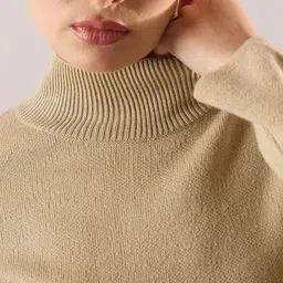 SASSAFRAS Fringed Woollen Sheath Midi Dress image 3