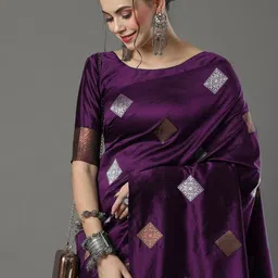 Moda Rapido Zari Pure Silk Handloom Banarasi Saree image 5