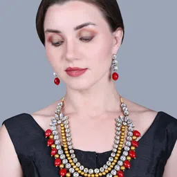 JN HANDICRAFT Copper-Plated Alloy Necklace-picture-37