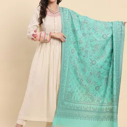La Vastraa Women Floral Woven Design Shawl-picture-28