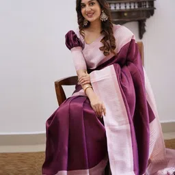 revika Woven Design Pure Silk Kanjeevaram Saree image 5