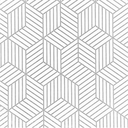 INDIAN ROYALS White & Grey Geometric Printed Hexagon Waterproof Wallpaper-picture-30