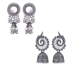 Sangria Alloy Silver-Plated Earrings-picture-28