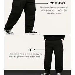 Urban Buccachi Men Smart Easy Wash Cargos Trousers image 4