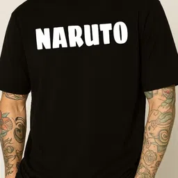 Be Crazy Typography Printed Round Neck Drop-Shoulder Sleeves Oversized Cotton T-shirt image 5