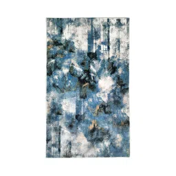 sapana carpet-mats multicolor Abstract 4 ft x 6 ft Machine Made Carpet image 2