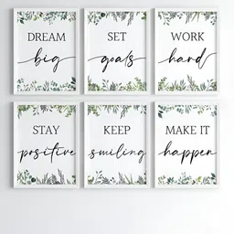 My Kids Wall White & Black 6 Pieces Other Wall Art-image-33