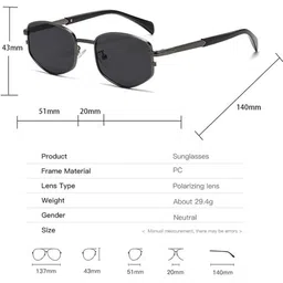 Arzonai Unisex Full Rim Sunglasses MA-98020-BLACK-BLACK-F image 3