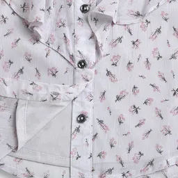 Tiny Girl Floral Print Top image 5