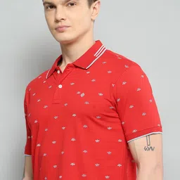 Cloak & Decker Men Printed Polo Collar T-shirt image 5