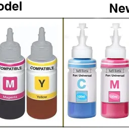verena Refill ink Compatible For MG2570/MG2470/MG2970/iP2870 Printer 100ML Black + Tri-Color Ink Cartridge image 2