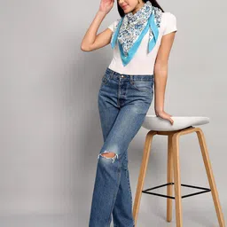 Ravaiyaa Women Floral Printed Scarf image 2