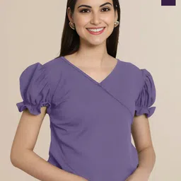 Mast & Harbour Women Solid Regular Top Pack of 2-picture-17