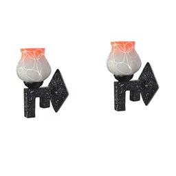 SOMIL Orange Glass Cylinder Printed Wall Lamps-picture-22