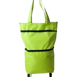 upkaranwale Green Tug Foldable Bag With Wheels-picture-38