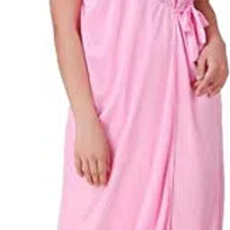 bombshell Women's & Girl's Satin Solid Nightwear Set Pack of 6 image 2