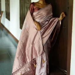 ZIKARAA Woven Design Zari Handloom Saree-picture-14