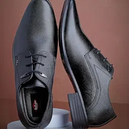 Lee Cooper Men Black Formal Shoes-image-74