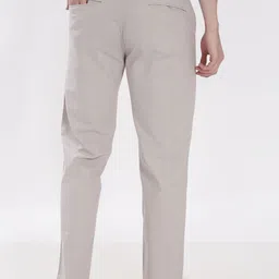 DIVISIVE Men Textured Relaxed Fit Chinos Trousers image 5