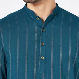 indus route by Pantaloons Men Thread Work Kurta image 2