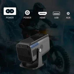 Prime Projector Prime PX-10 Nova Pro Smart Projector | Native FHD | 4K HDR | Android 13 (7500 lm / 2 Speaker / Wireless / Remote Controller) Portable Projector image 2
