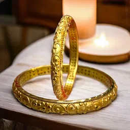 MAA sitala store Set of 2 Gold-Plated Copper-picture-23