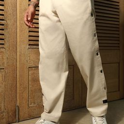 Campus Sutra Men Relaxed Fit Mid Rise Cotton Comfort Trousers-picture-32